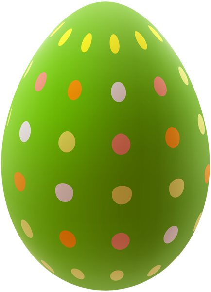 Easter Egg Green Png Clip Art Image - Circle (434x600)