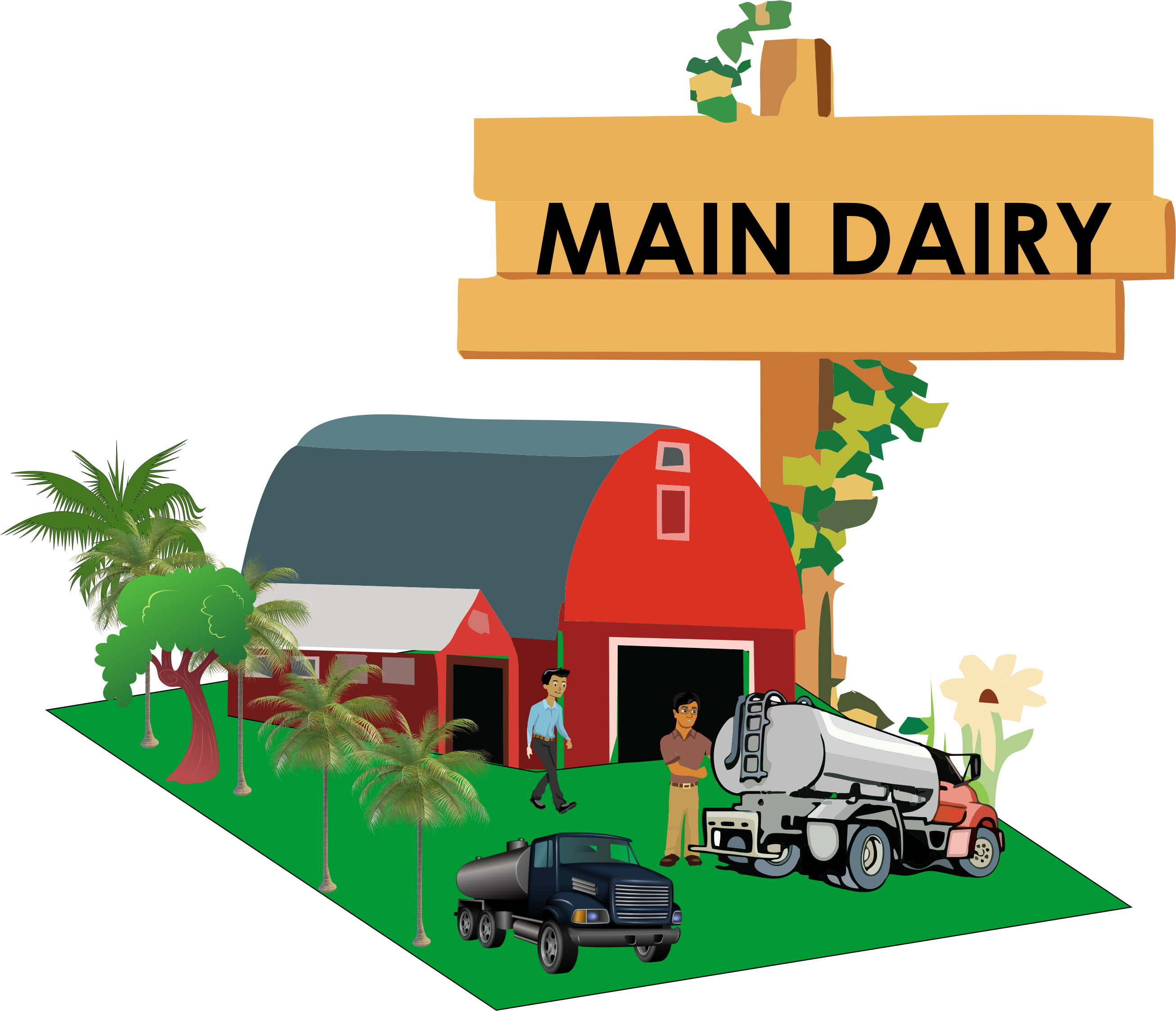 This Is One Of Most Important Unit Of Milk Processing, - House (2645x2246)