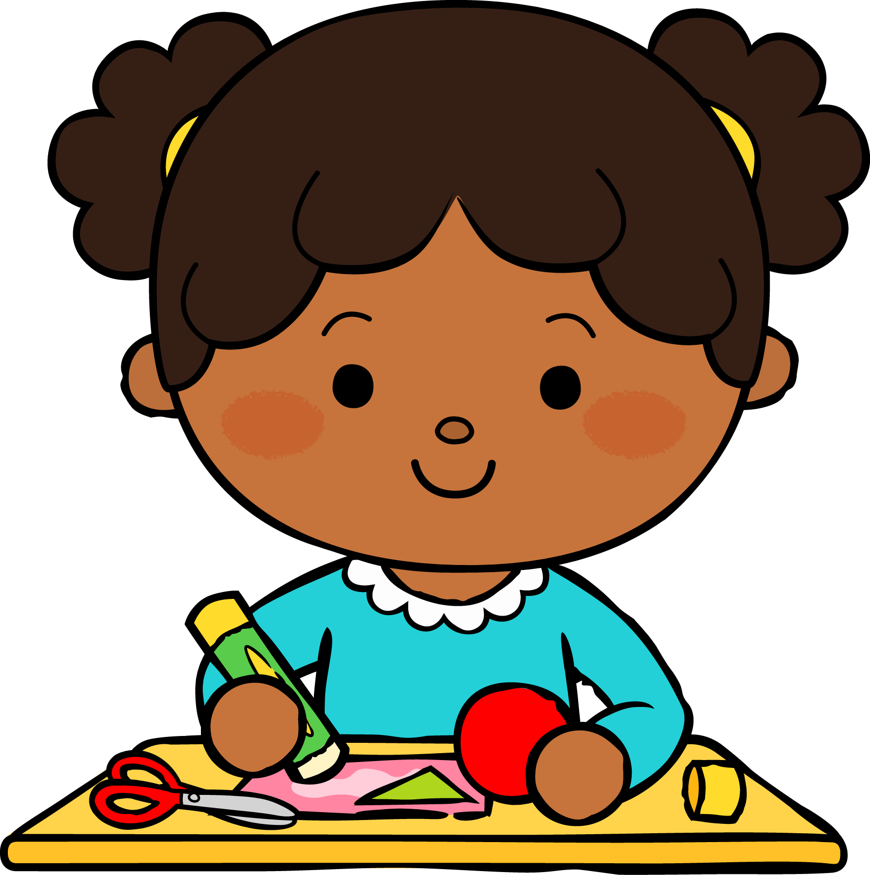 *✿**✿*al Cole*✿**✿* - Kindergarten Kid Clipart (1771x1781)