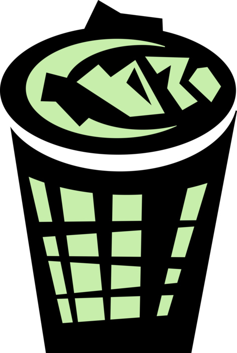 Vector Illustration Of Laundry Basket Hamper For Clean - Vector Illustration Of Laundry Basket Hamper For Clean (471x700)