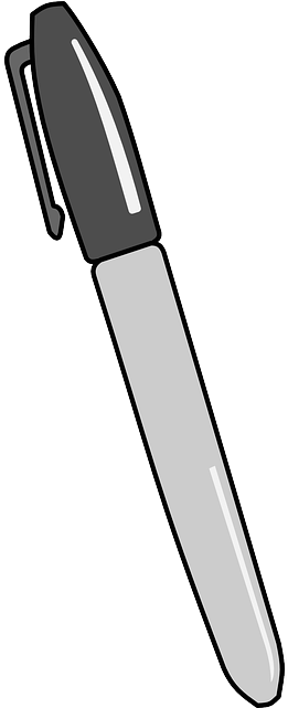 Pen Black, Marker, Pen - Marker Black And White (320x640)