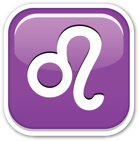 Pisces Zodiac Sign Emoji Pixshark - Leo Zodiac Sign Emoji (471x480)