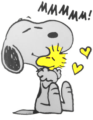 Love Hug By Bradsnoopy97 - Snoopy And Woodstock (400x400)