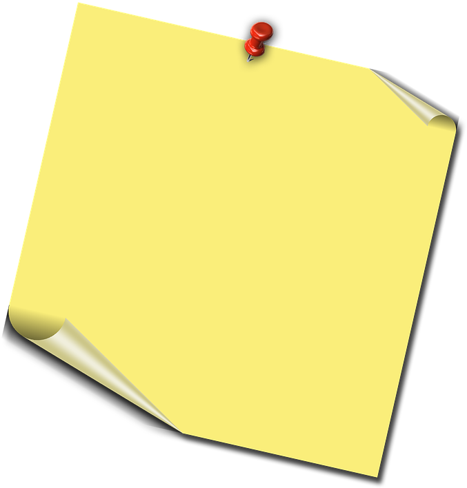 Post It Note Png 27, Buy Clip Art - Notice Board Transparent Background (720x720)