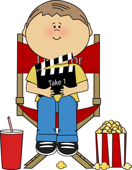 Movie Director - Movie Director Clipart (462x596)