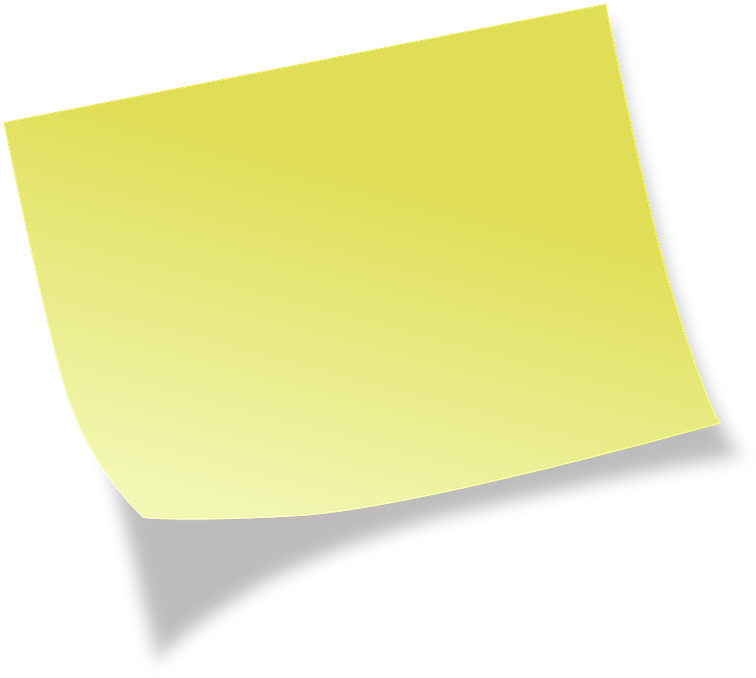 Post It Note Png 23, Buy Clip Art - Post-it Yellow (791x720)