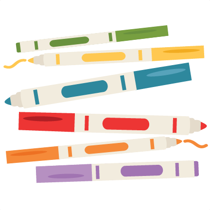 Marker Set - Markers Clipart (432x432)