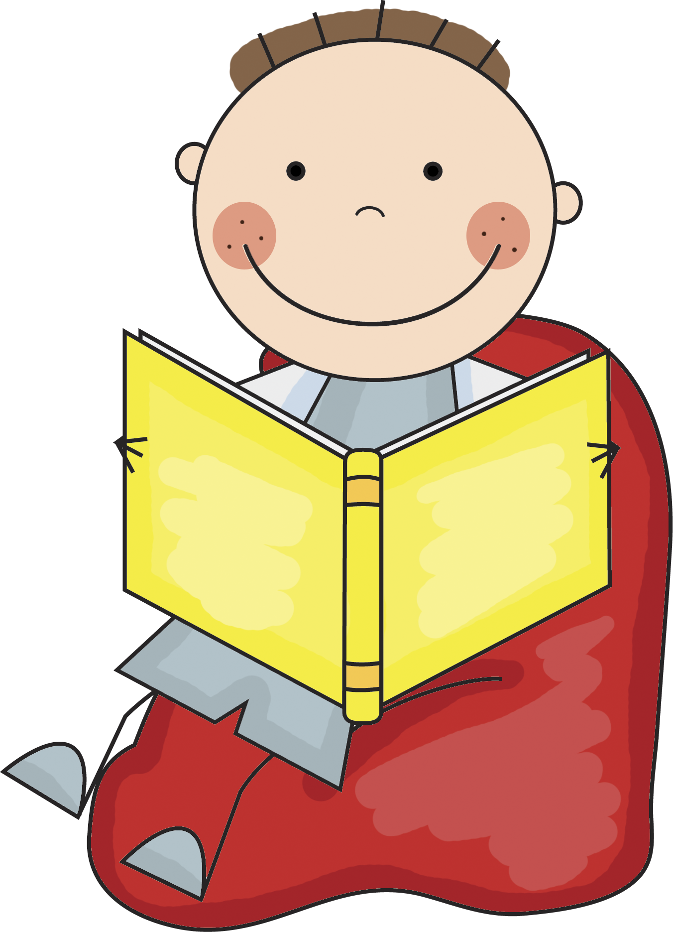 This Also Helps Him To Prepare For The Next Assignment - Reading Center Clip Art (1352x1871)