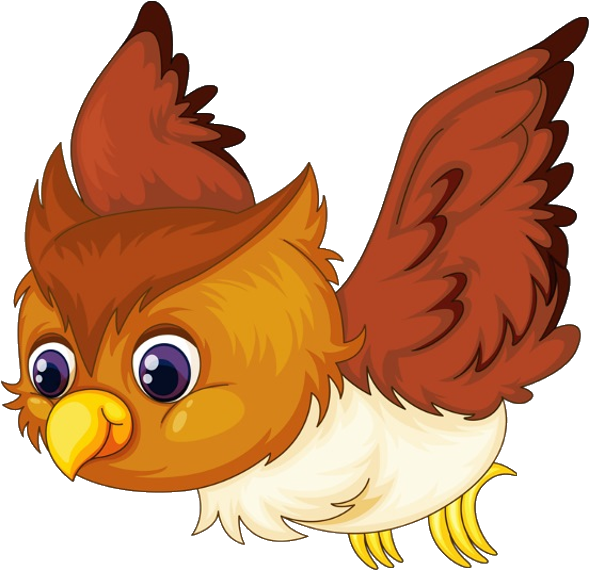 Owl Cartoon Clip Art Bird Images - Flying Owl Cartoon (600x600)