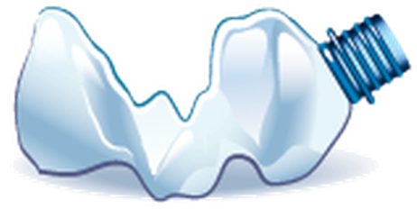 Crushed Plastic Bottle Clipart - Global Plastic Production 2017 (503x399)