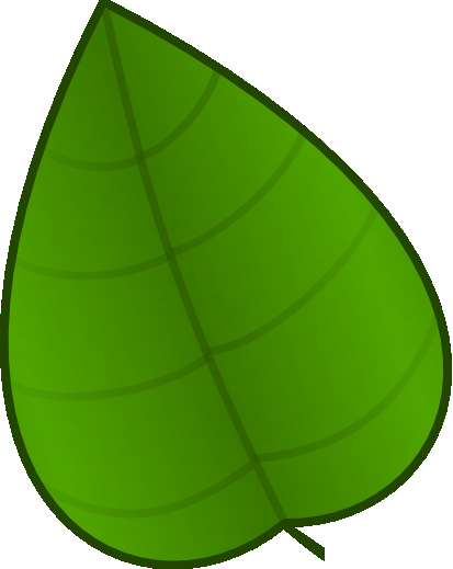 Cartoon Leaf - Boat (413x519)