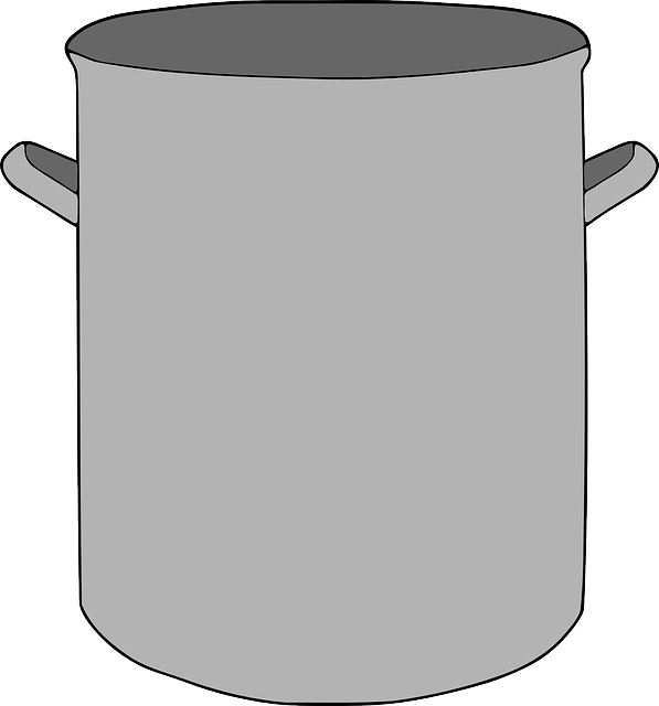 Olla Stock Pot Soup Kettle Clip Art - Boil Pot Clip Art (597x640)