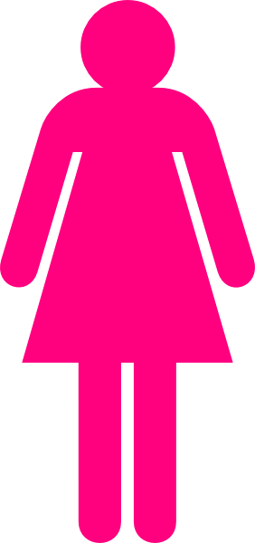 Sad Girl Stick Figure Stick Figure Girl Clip Art - Boy And Girl Gender (282x600)