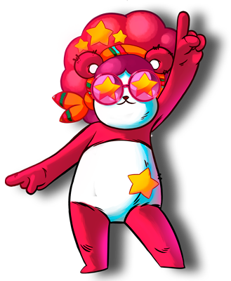 Panda Gracias Cuerpo Entero 400 - Cartoon (329x400)
