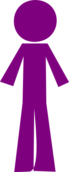 Personstickpurple - Purple Stick Figures (240x596)