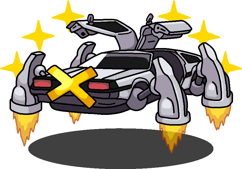 Also, Shiny Metagross Though - Delorean Time Machine (900x675)