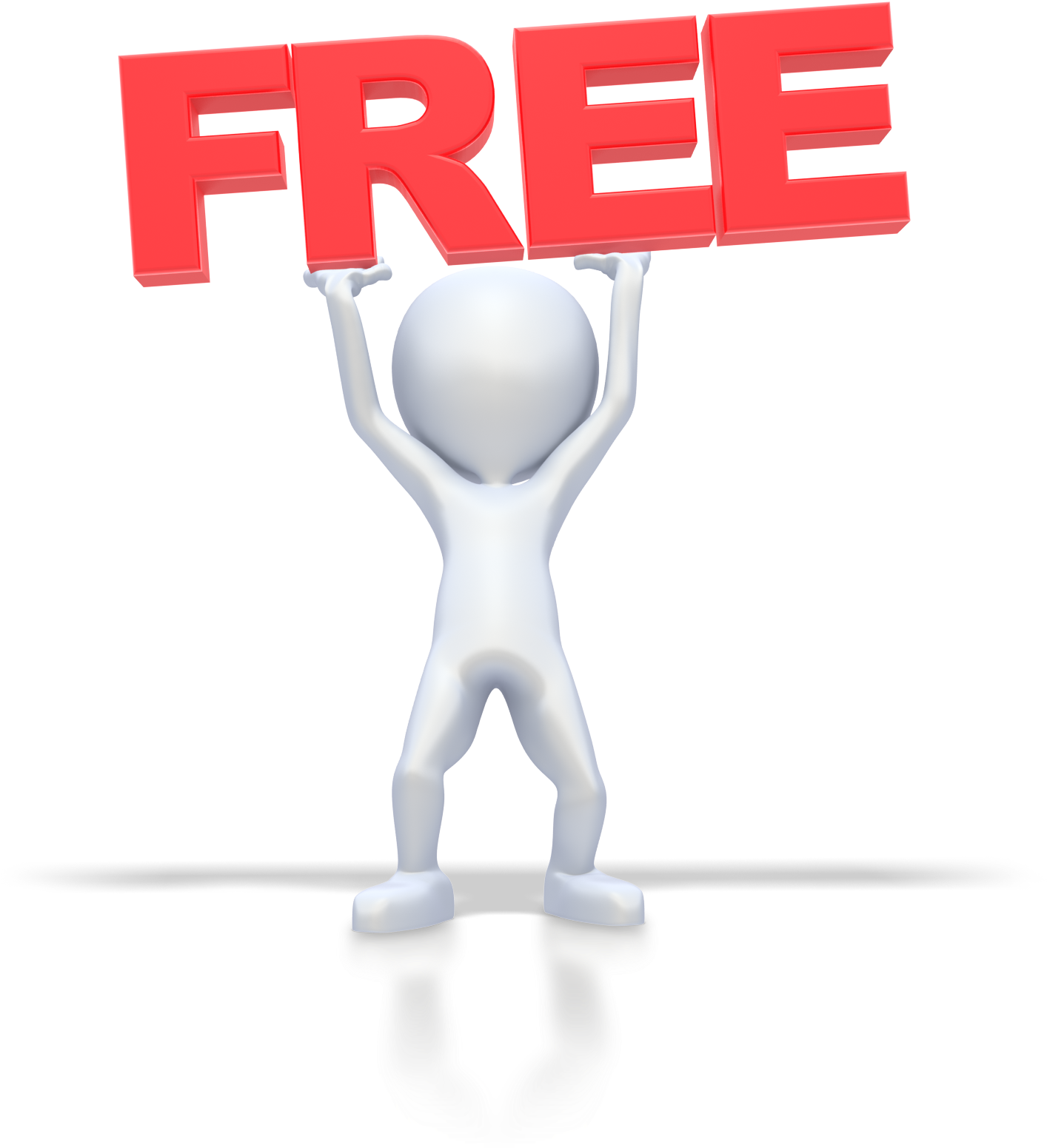 3d Stick Figure Clip Art Free 21075 - Stick Figure Fear Transparent (1600x1563)