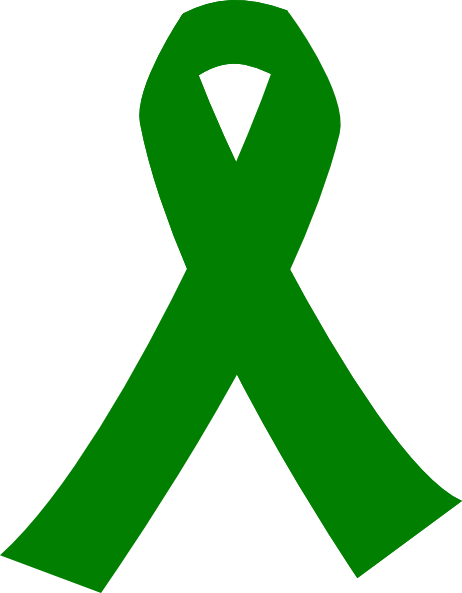 Green Breast Cancer Ribbon (462x593)