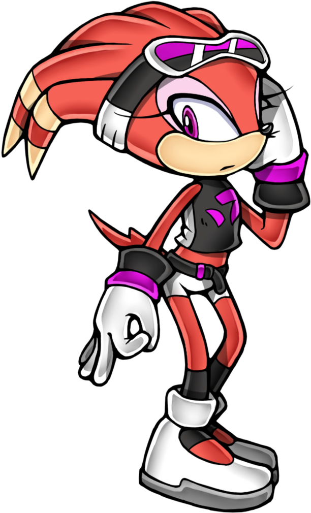 Shade The Echidna - Sonic Chronicles Shade (730x1095)