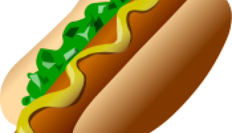 Even Though The Language I Am Most Comfortable With - Hot Dog Clip Art (740x423)