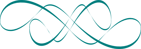 Swirl Design Teal Clip Art - Bath Bombs Clip Art (600x211)