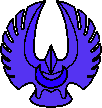 New Lunar Republic Alternate Logo By Ebony Lent Lily - 卡通 海豚 (431x464)