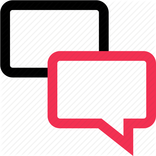 Chat, Love, Messaging, Sms, Talk, Text Icon - Text Messaging Icons Red (512x512)