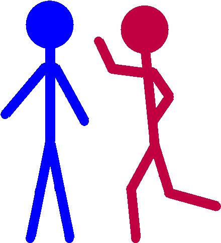 Picture Of A Stick Figure - Anti Corinthians (480x512)