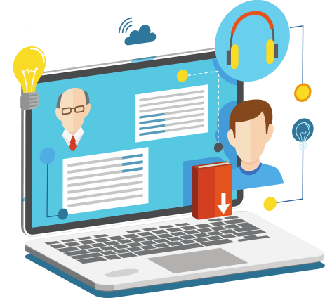 The Cloud Based System That Goes Where You Do - Online Education Png (463x424)