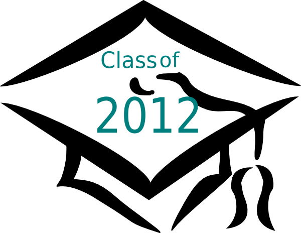 Class Of 2012 Graduation Cap - Graduation Cap Clip Art (600x464)