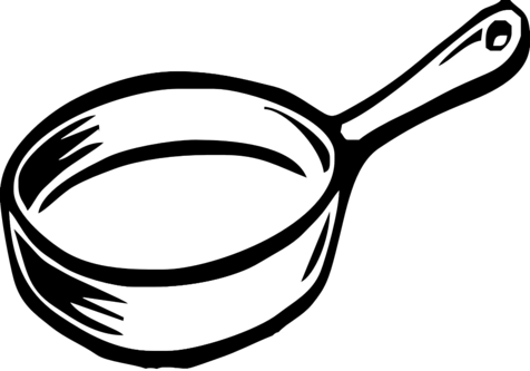 Coloring Trend Medium Size Cute Frying Pan Coloring - Coloring Pages Of Pan (476x333)