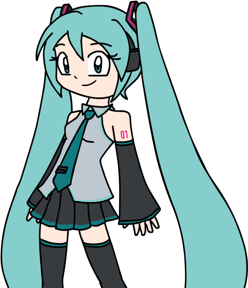 Hatsune Miku Fanart By Hfmr - Hatsune Miku Fan Art (833x960)