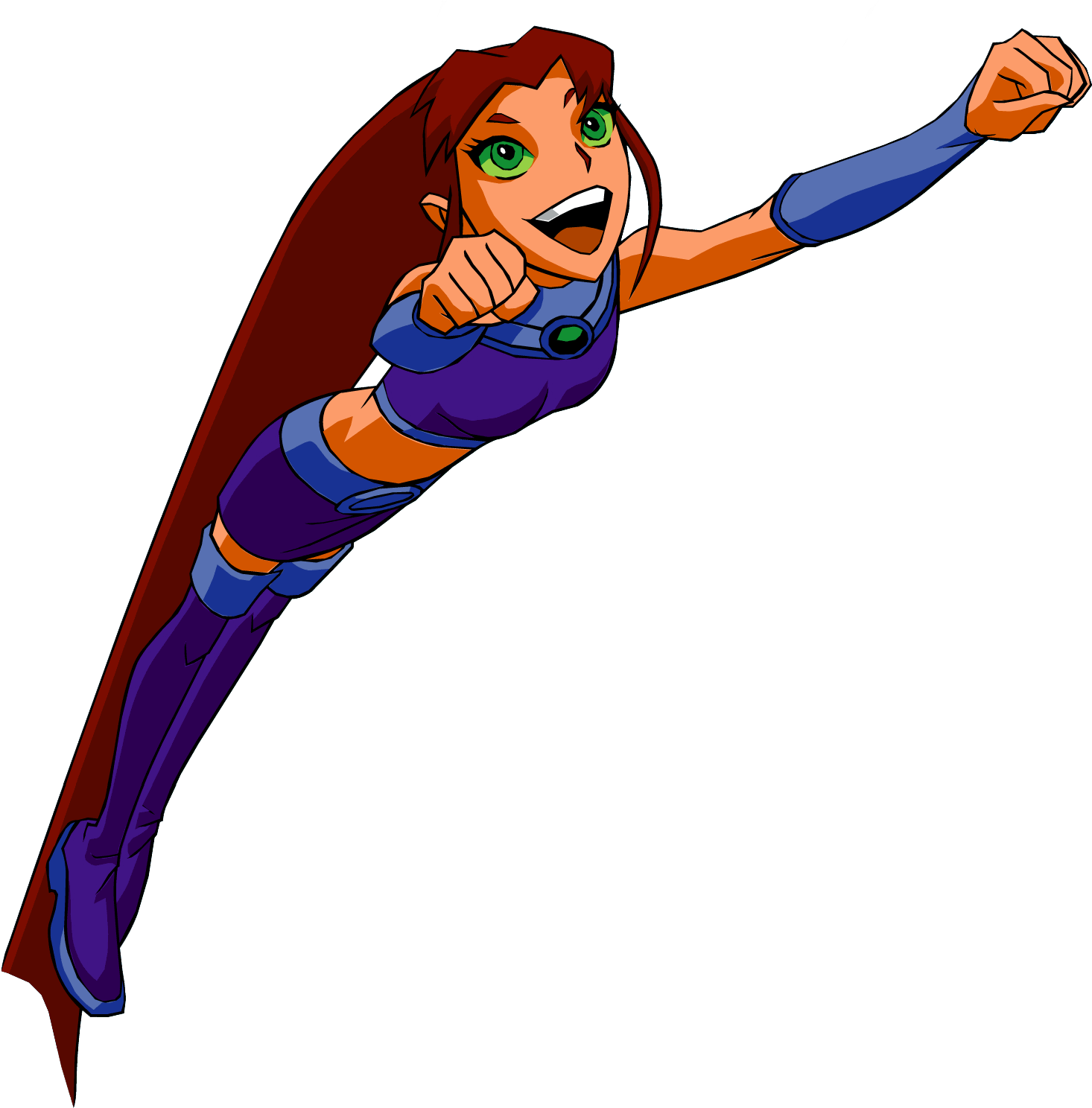 Starfire - Teen Titans Go Starfire Costume (1482x1493)