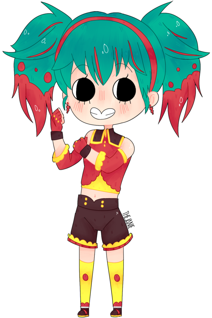 Chibi Hatsune Miku - Hatsune Miku (756x1056)