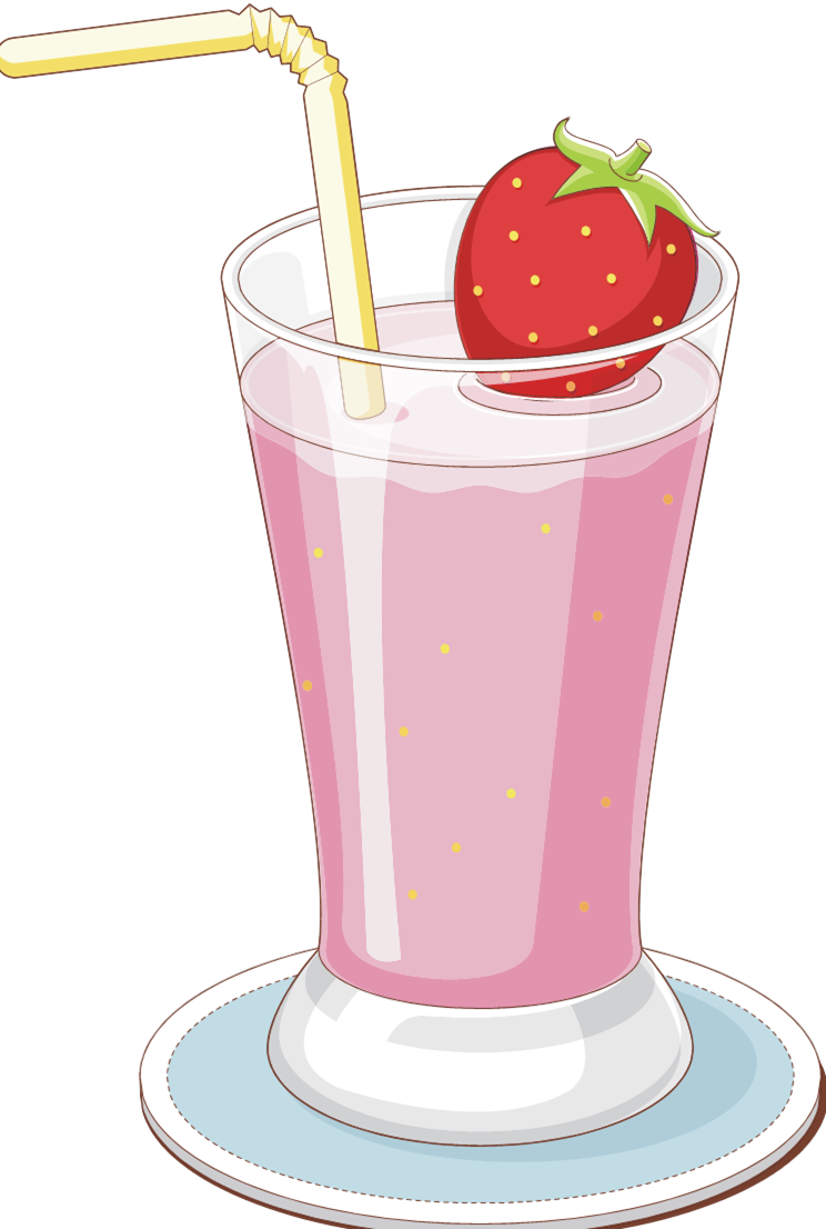 Milkshake Picture - Smoothie Clipart (744x1106)