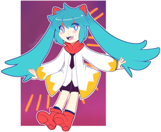 A “nina” Miku - Hatsune Miku (540x456)