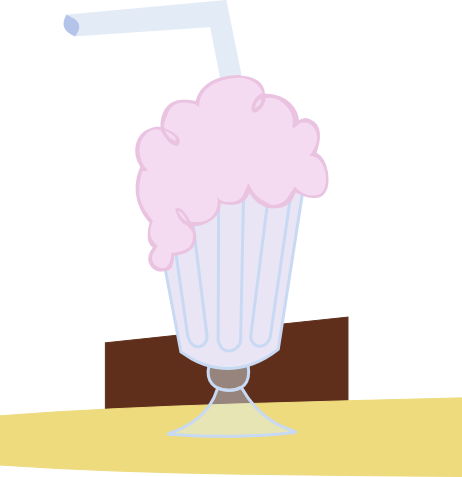 Pinkie S Milkshake With Background By Zhinevrilya On - Milk Shake Transparent Background (462x477)