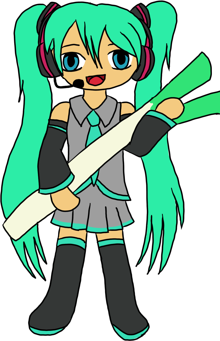 Hatsune Miku By Mori-hikari - Hatsune Miku (1024x1434)