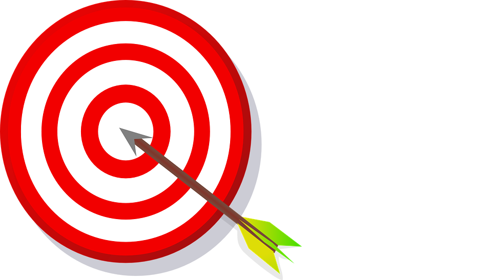 3d Clipart Aim Target - Target Clip Art (960x547)