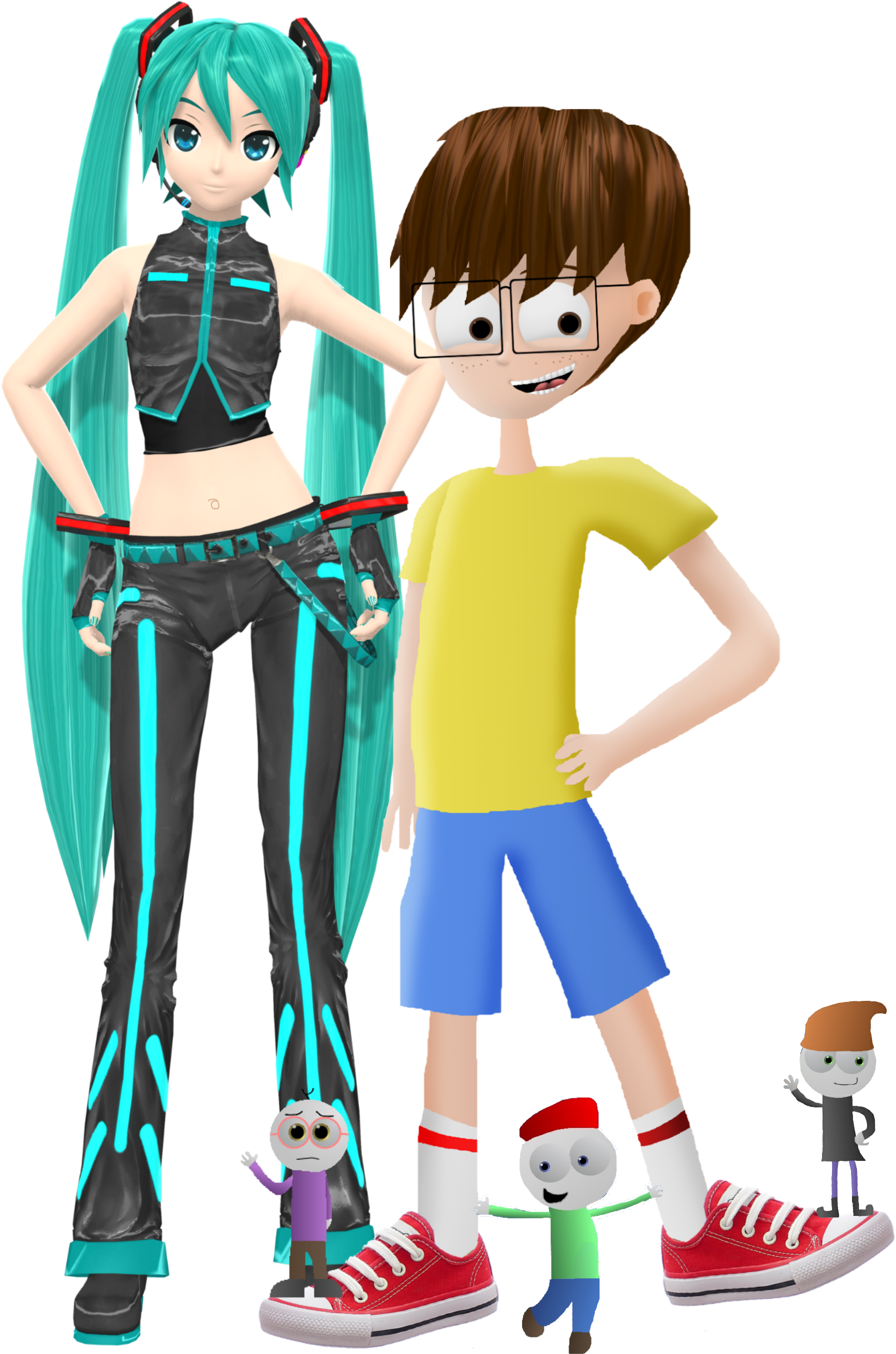 Gabriel Garza, Hatsune Miku & Wacky Pack - Gabriel Garza, Hatsune Miku & Wacky Pack (1866x2808)