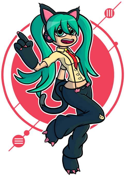 Gift Art For @miku Hatsune - Hatsune Miku (500x707)