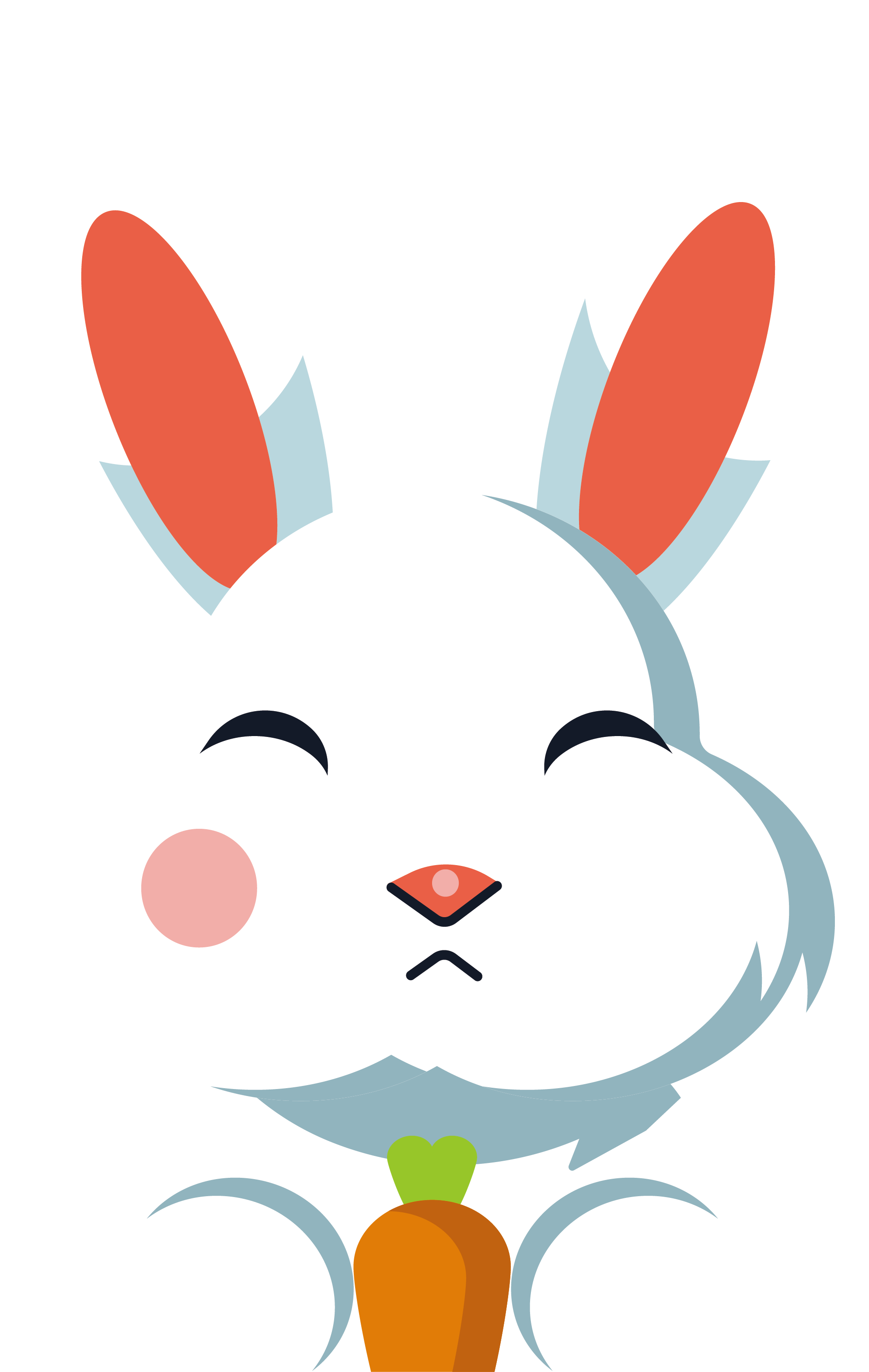 Domestic Rabbit European Rabbit Hare Clip Art - Domestic Rabbit European Rabbit Hare Clip Art (1987x3137)