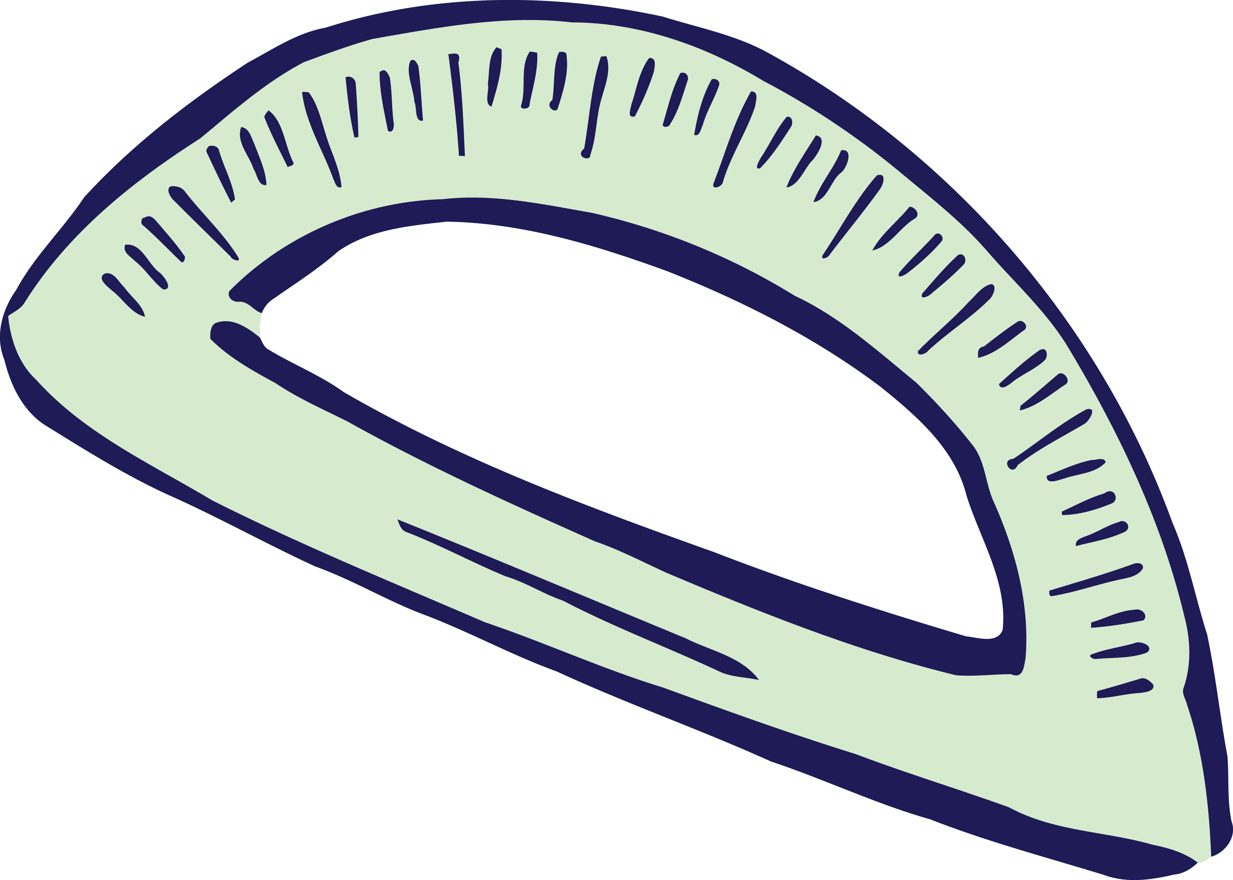 Free Clipart Of A Protractor - E Dey Work (4000x2856)