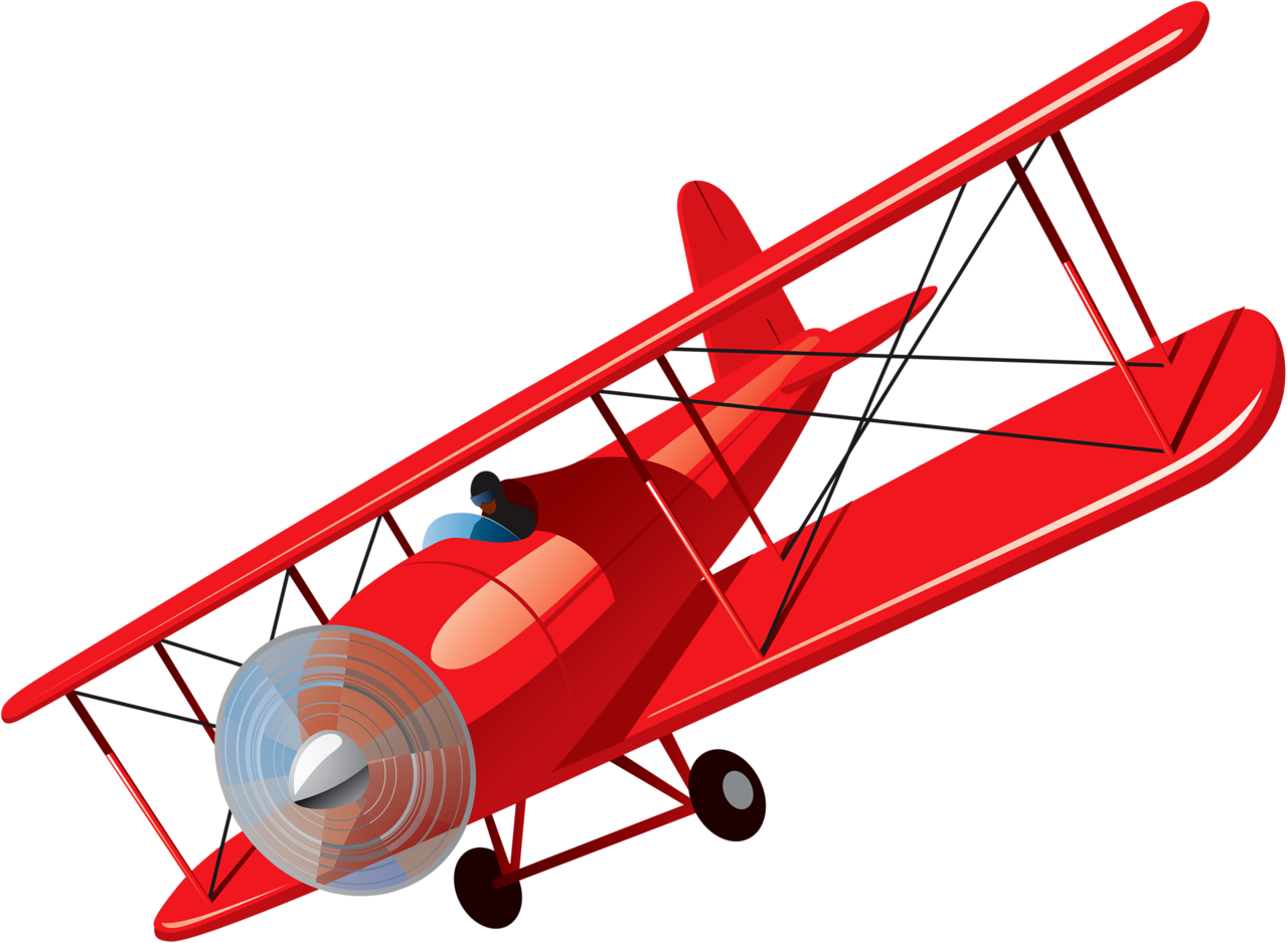 Craft - Biplane Clipart (1280x938)