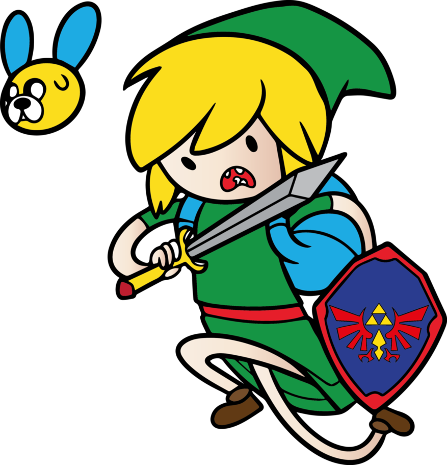 Adventure In Hyrule With Finn And Jake By Robertojoel1307 - Hockey (877x911)