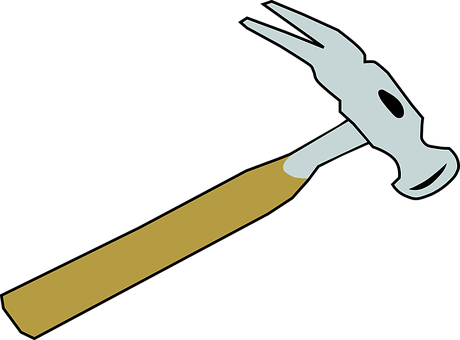 Hammer, Claw, Tool, Carpentry - Animated Pictures Of Hammers (460x340)