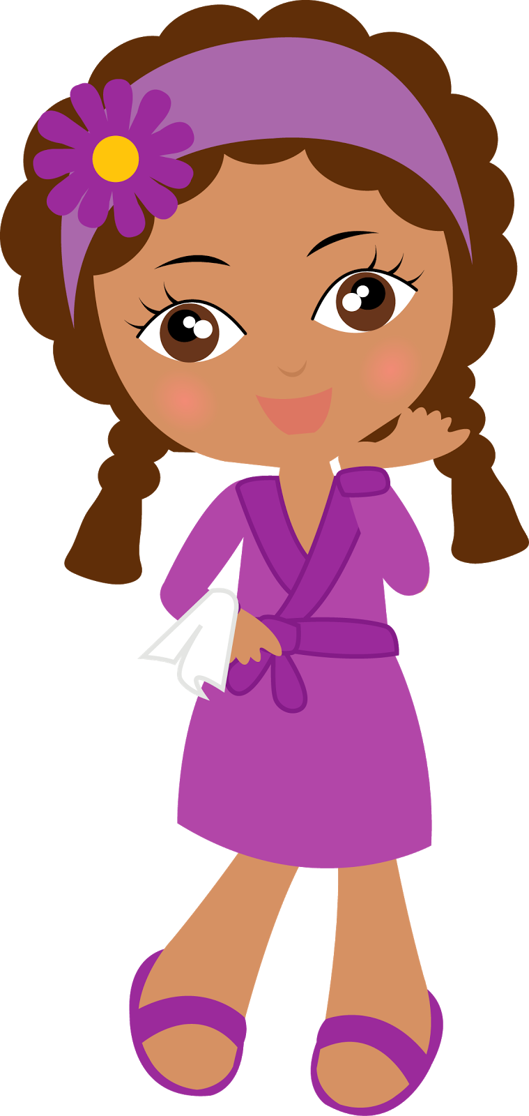 Day Spa Minus More Spas Clipart People Dibujos Para - Spa Party Invitations (427x900)