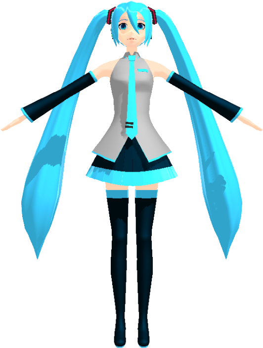 Miku Hatsune Mcl - Hatsune Miku (543x711)
