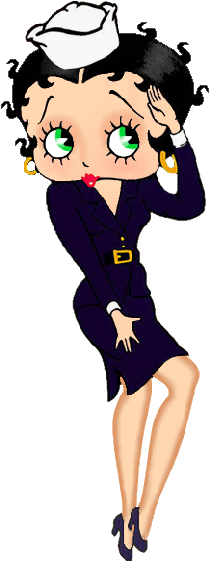 All American Girl - Betty Boop Navy (600x600)