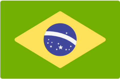 Brazil Elections - Brazil Flag Icon Png (400x400)